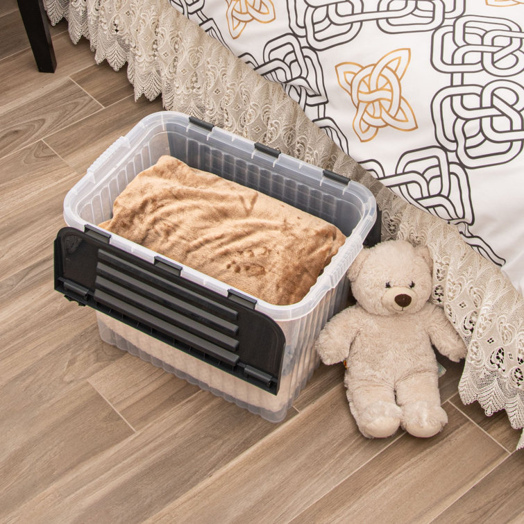 Rebrilliant 33 L Storage Container With Hinged Lid Wayfair Canada